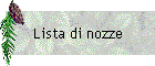 Lista di nozze